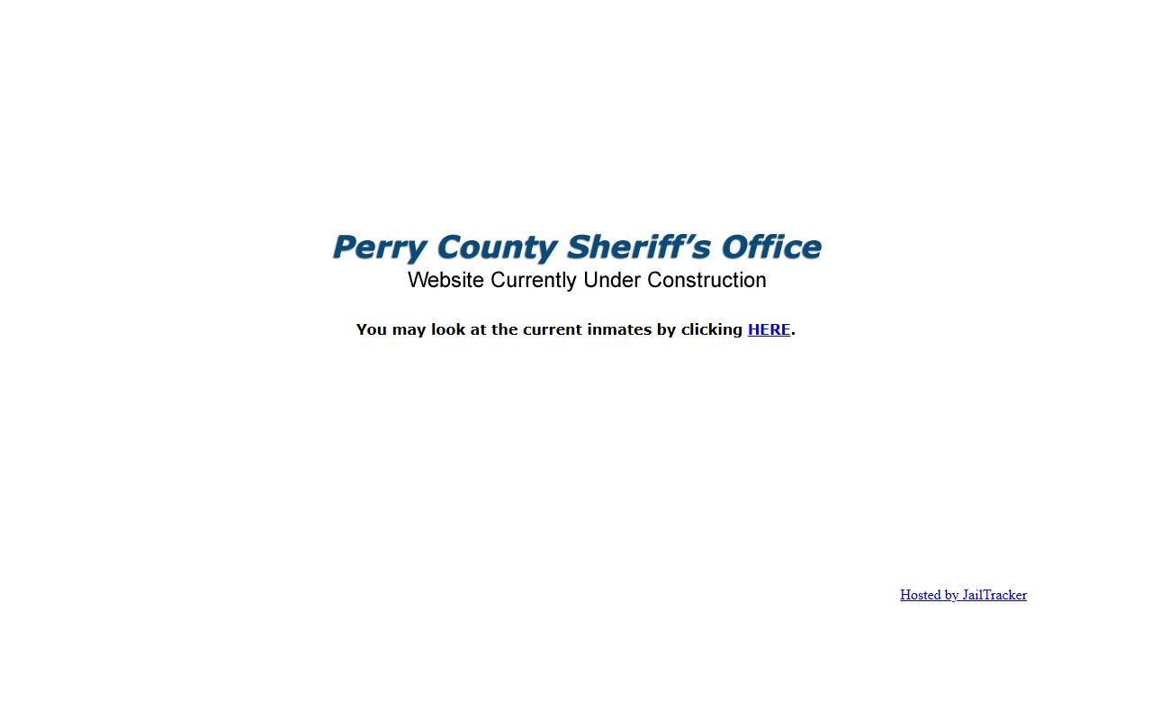 Perry County jail roster search