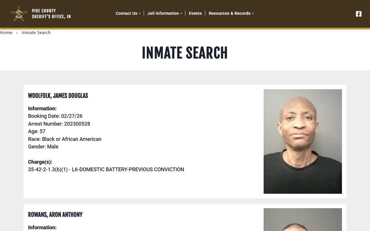 Pike County jail roster search