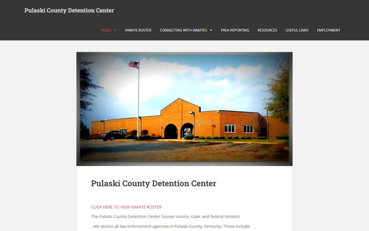 Pulaski County jail roster search